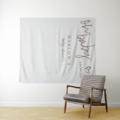 オモダンベビー赤男女兼用ちゃんシャワーバナー タペストリー (インサイチュ(横))