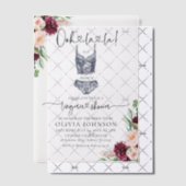 オモダンラブラランジェリーブライダルシャワー ベラム紙招待状 (オフセット (招待状))