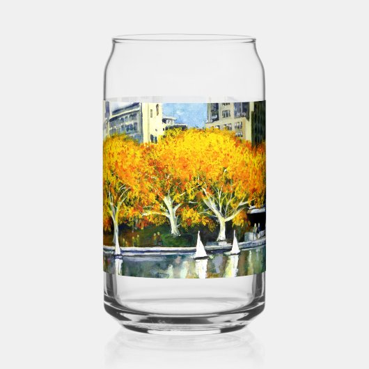 オモティーボートinザパーク飲み物用品セット ガラス缶 (正面)