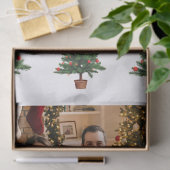 オモテナシ家族のクリスマスフォト 薄葉紙 (ギフト)