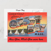 オモンドベイからの挨拶 ポストカード (正面/裏面)