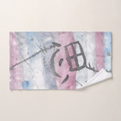 オモ考え漢字 バスタオルセット (ハンドタオル)