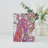 オヤのウェディングドレス ポストカード (スタンド正面)