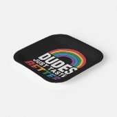 オヤジの味は最高 ゲイ プライド LGBTQ 面白いギフト ペーパープレート (傾斜あり)