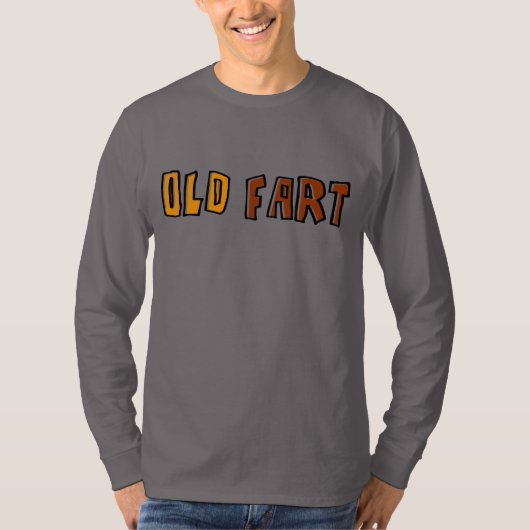 オヤジ Men's 基本ロングTシャツ Tシャツ (正面)