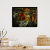 オヤ、風と旅行の女神 ポスター (キッチン)