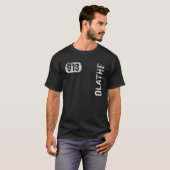 オラザカンザス913エリアコードヴィンテージレトロ Tシャツ (正面フル)
