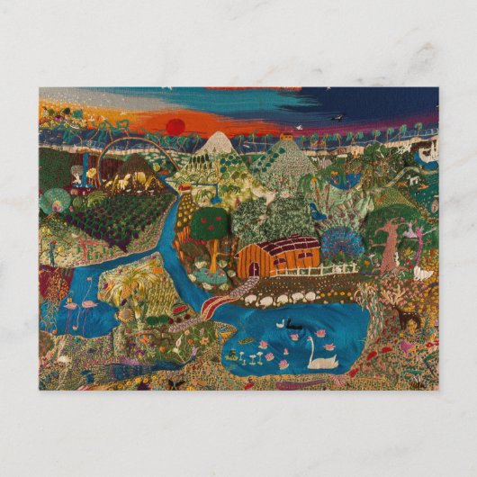 オラシオに刺繍された希望の国 ポストカード (正面)