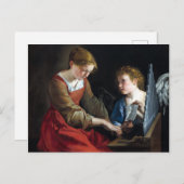 オラツィオ・ジェンティレスキ＆ジョヴァンニ・ランフランコ 聖人 ポストカード (正面/裏面)