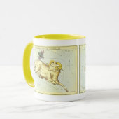 オラニアの鏡、ヴィンテージコンステレーション マグカップ (正面左)