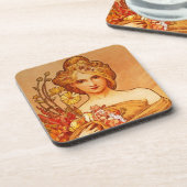 オラニャ・ブーケの女性 コースター (左側)