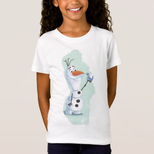オラフと小さな友達  Tシャツ (正面)