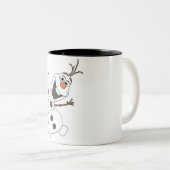 オラフ凍っていカップ ツートーンマグカップ (正面右)