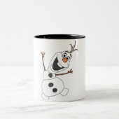 オラフ凍っていカップ ツートーンマグカップ (中央)