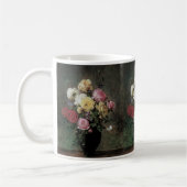 オラフ・ヘルマンセンによる花瓶の静物画 コーヒーマグカップ (左)