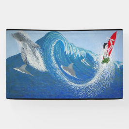 オラメディーズ壁面壁画 横断幕