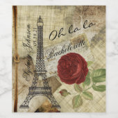 オララパリスタイドバチェロレッテ ワインラベル (シングルラベル)