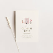 オララパリスフランスのバースデーパーティー招待状 招待状