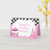 オララパリティーバースデーパーティー カード (黄色い花)