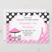 オララパリティーバースデーパーティー 招待状 (正面)