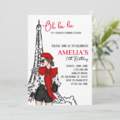 オララパリ誕生日招待状 招待状 (スタンド正面)