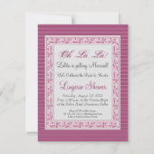 オララロリータコルセットバチェロレッテ 招待状 (裏面)