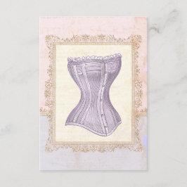 オララロリータコルセットヴィンテージシャワー 招待状