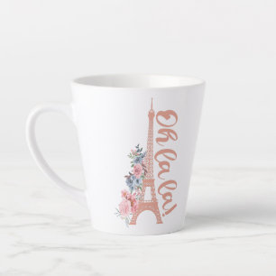 オララ – エッフェルタワーパリフランス カフェラテマグ