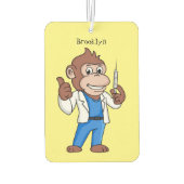 オランおもしろいグタン猿医師 カーエアーフレッシュナー (裏面)