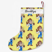 オランおもしろいグタン猿医師 スモールクリスマスストッキング (裏面)