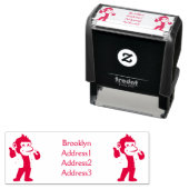 オランおもしろいグタン猿医師 セルフインキングスタンプ (インサイチュ)