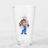 オランおもしろいグタン猿医師 タンブラーグラス (正面)
