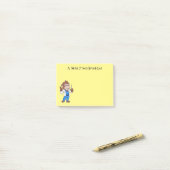 オランおもしろいグタン猿医師 ポストイット (デスク上)