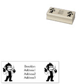 オランおもしろいグタン猿医師 ラバースタンプ (押印)