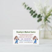 オランおもしろいグタン猿医師 名刺 (スタンド正面)