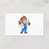 オランおもしろいグタン猿医師 名刺 (裏面)