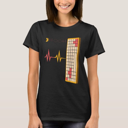 オランとピンクゲーマーズキーボード Tシャツ (正面)