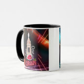 オランのキス、ネオンブラックマグカップから1つだけ マグカップ (正面左)