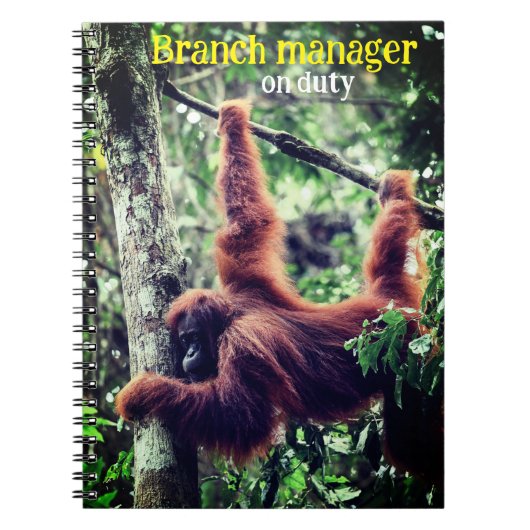 オランウタつるンの木 ノートブック (正面)