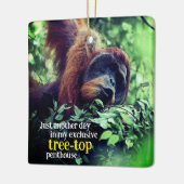 オランウタリラックスンの木 セラミックオーナメント (左)