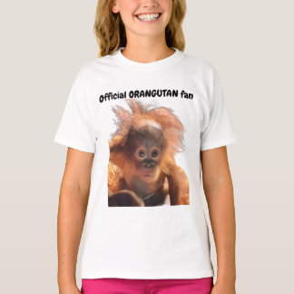 オランウタンのファン Tシャツ