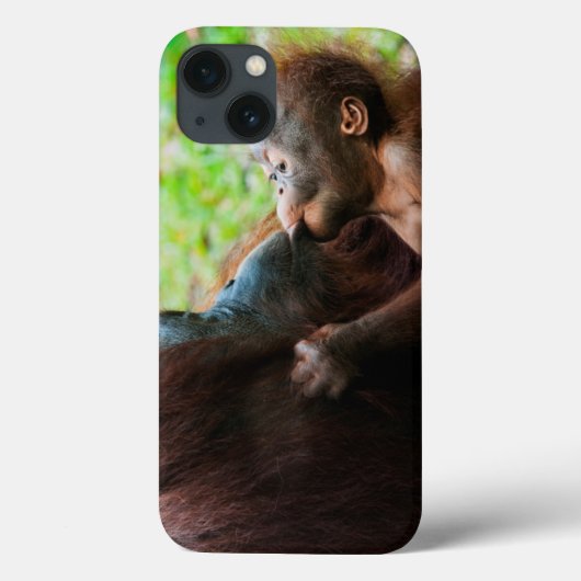 オランウタンの親子 Case-Mate iPhoneケース (裏面)