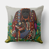 オランウタンキングプーター装飾用クッション クッション (正面)