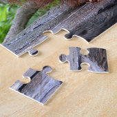 オランウタンシンガポール動物園で朝食 ジグソーパズル (側面)