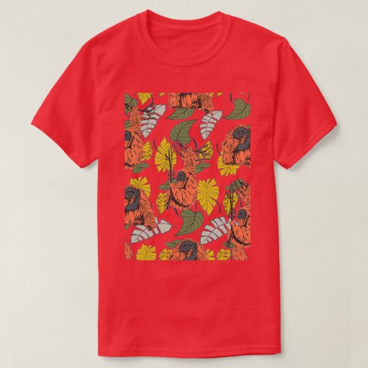 オランウタンジャングル Tシャツ (デザイン正面)
