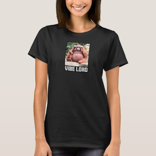 オランウタンスサングラスヴィーブミーム Tシャツ (正面)
