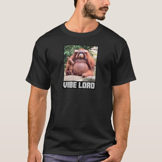 オランウタンスサングラスヴィーブミーム Tシャツ (正面)