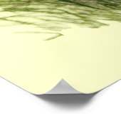 オランウタンベビーと蝶 ポスター (角)