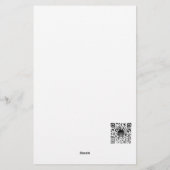 オランウタンベビー 便箋 (裏面)