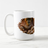 オランウタンマザーホールディング2ベビー コーヒーマグカップ (左)